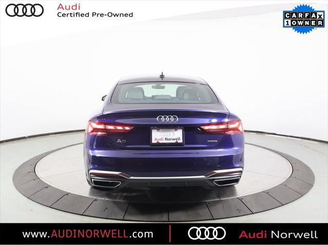 used 2024 Audi A5 Sportback car, priced at $48,500