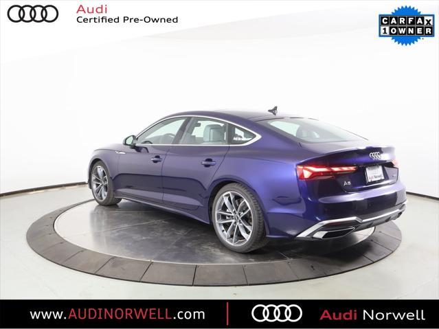 used 2024 Audi A5 Sportback car, priced at $48,500