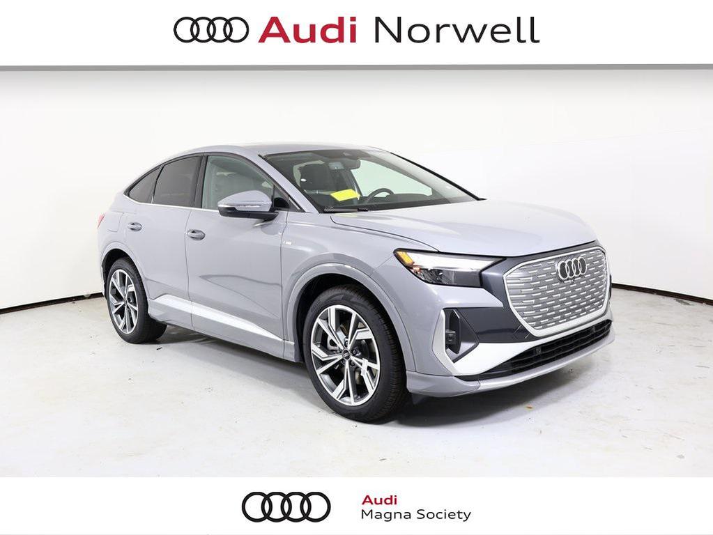 new 2025 Audi Q4 e-tron Sportback car, priced at $65,210