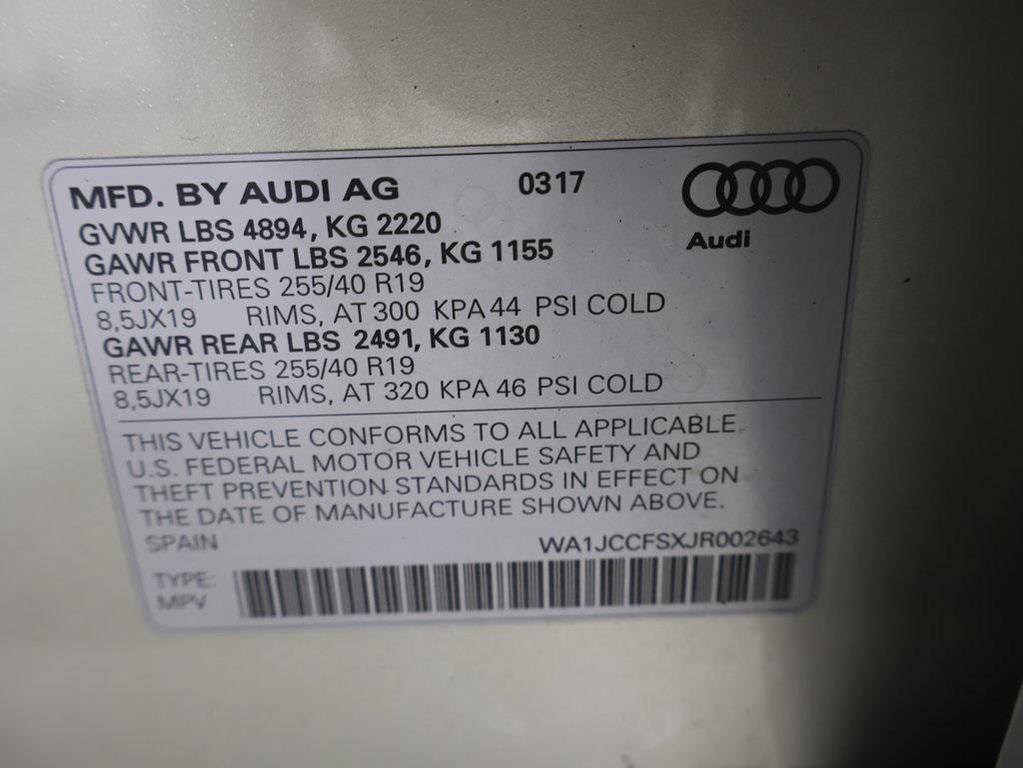 used 2018 Audi Q3 car, priced at $17,490