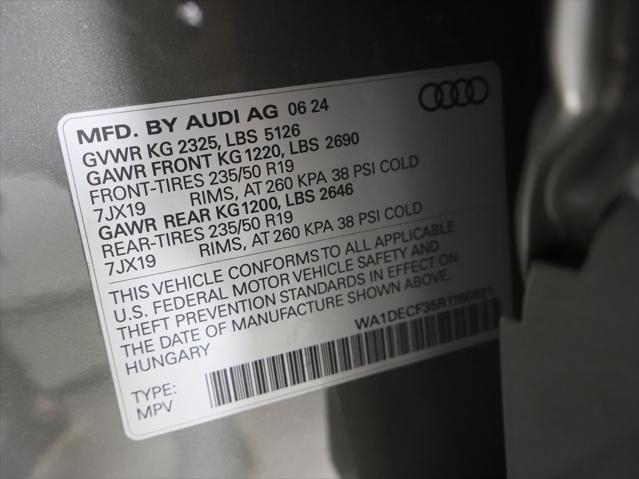 used 2024 Audi Q3 car, priced at $37,990