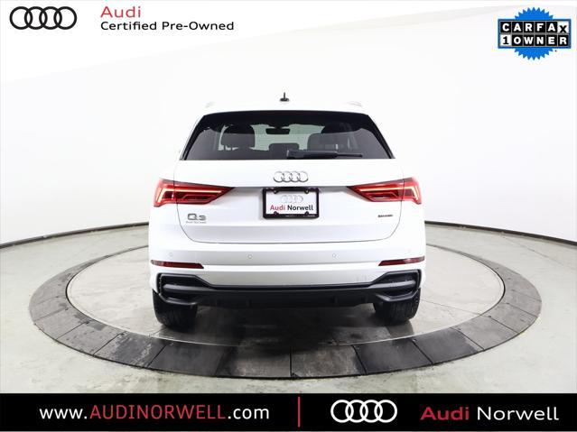 used 2024 Audi Q3 car, priced at $36,990