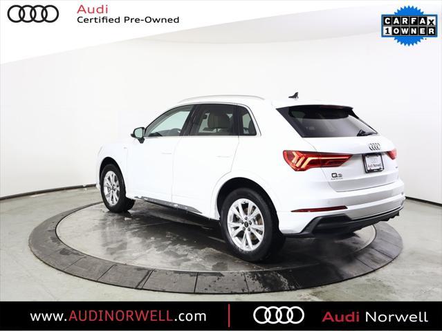 used 2024 Audi Q3 car, priced at $36,990