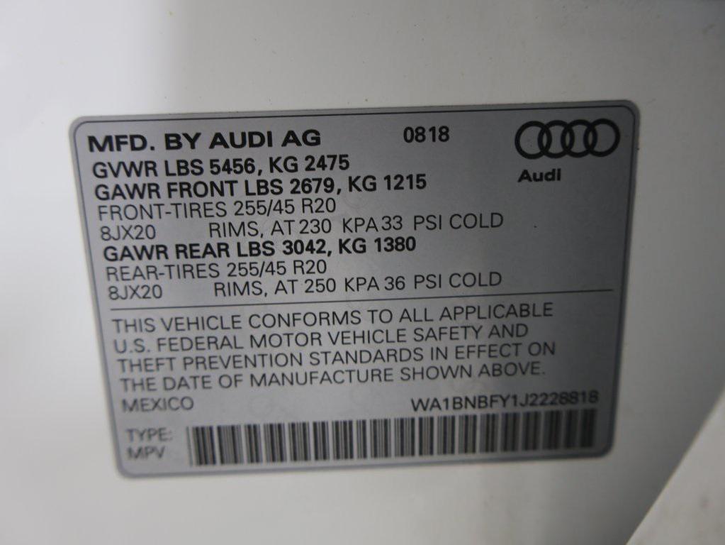 used 2018 Audi Q5 car, priced at $23,500
