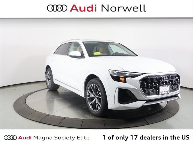 new 2025 Audi Q8 car, priced at $78,255