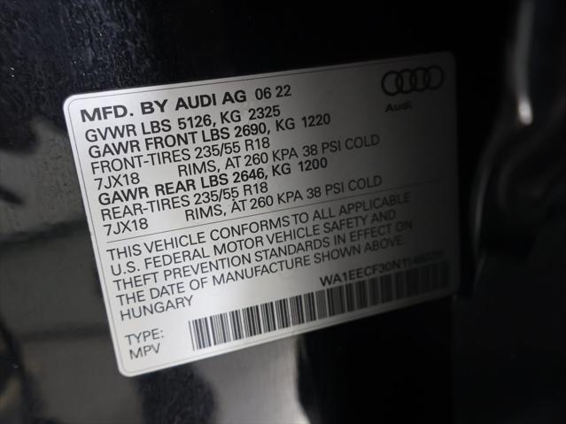 used 2022 Audi Q3 car, priced at $30,990