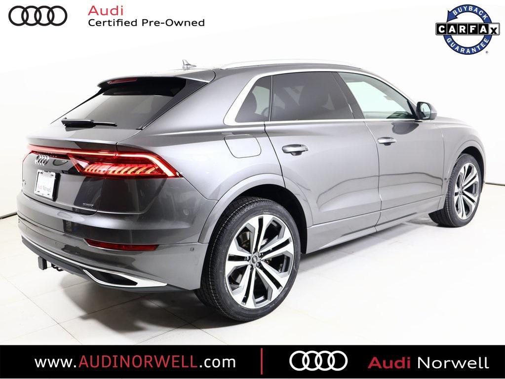 used 2021 Audi Q8 car, priced at $44,990