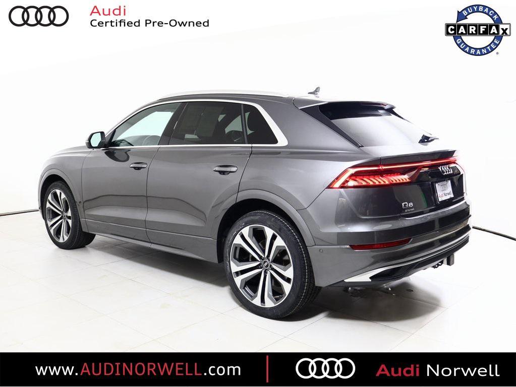 used 2021 Audi Q8 car, priced at $44,990