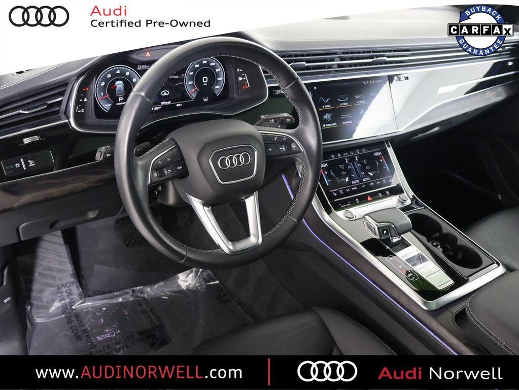 used 2021 Audi Q8 car, priced at $44,990