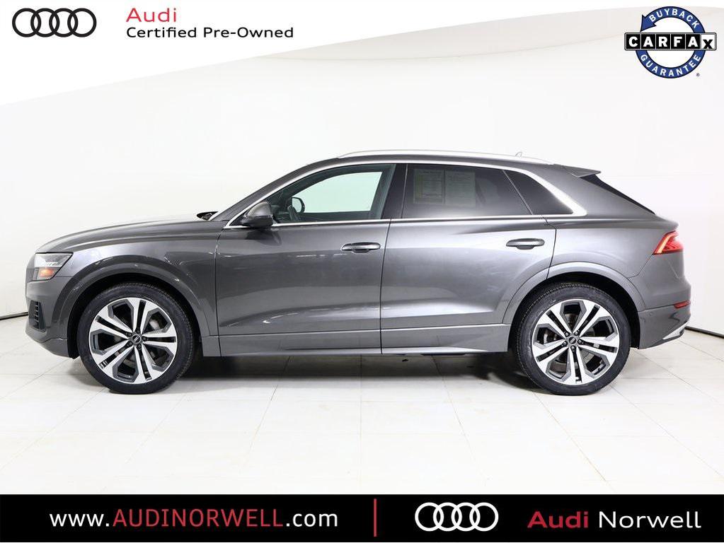 used 2021 Audi Q8 car, priced at $44,990