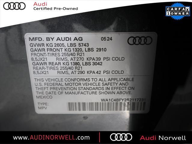 used 2024 Audi SQ5 car, priced at $65,990