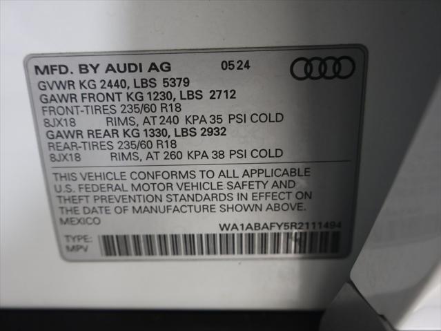 used 2024 Audi Q5 car, priced at $44,990