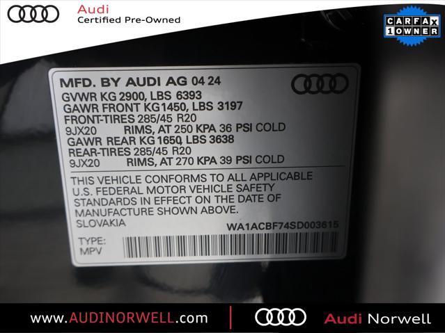 used 2025 Audi Q7 car, priced at $57,950