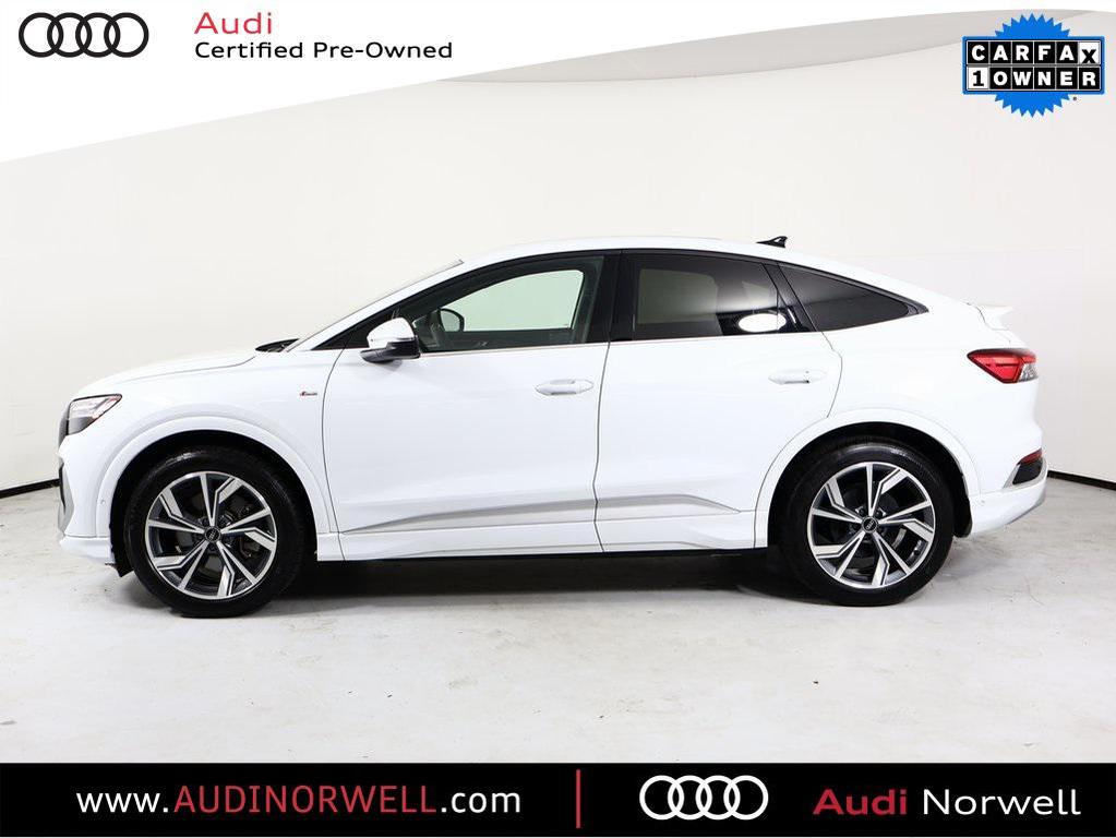 used 2024 Audi Q4 e-tron Sportback car, priced at $44,990