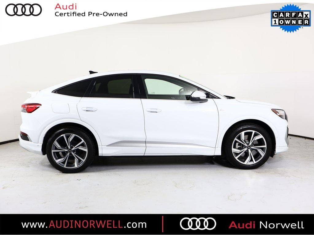 used 2024 Audi Q4 e-tron Sportback car, priced at $44,990