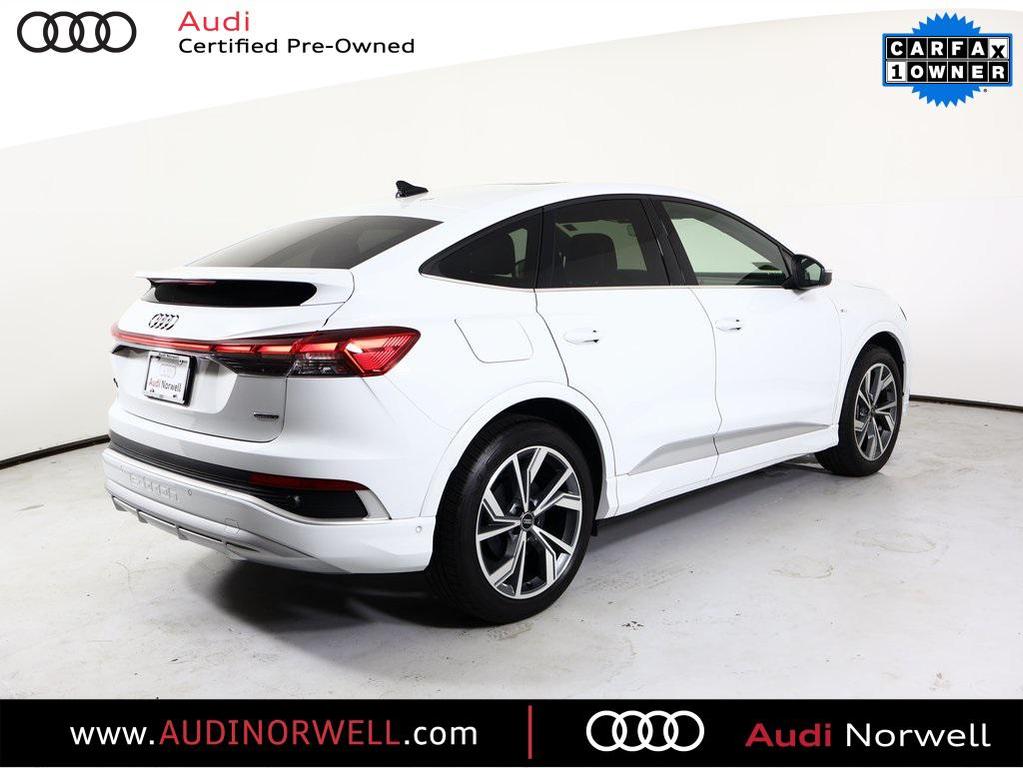used 2024 Audi Q4 e-tron Sportback car, priced at $44,990
