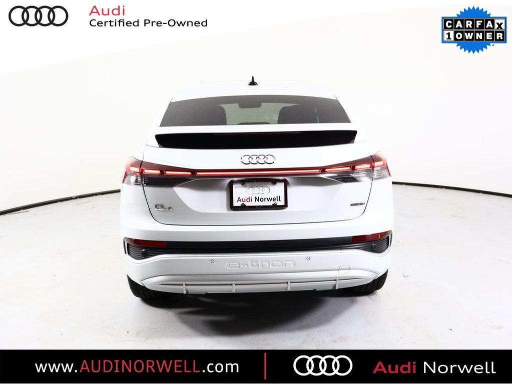 used 2024 Audi Q4 e-tron Sportback car, priced at $44,990