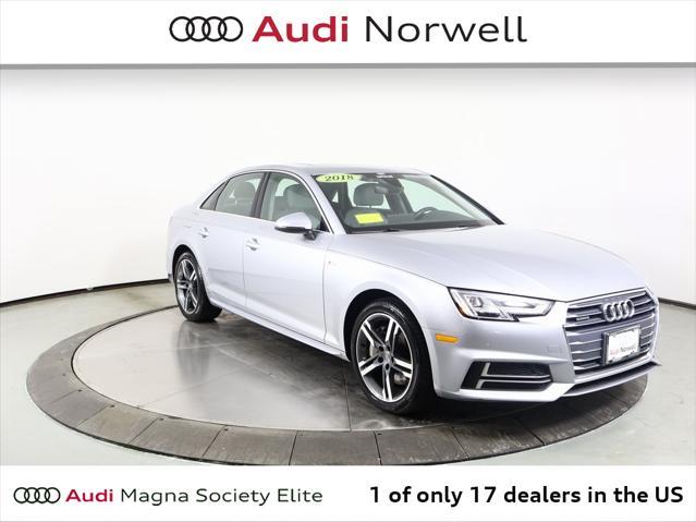 used 2018 Audi A4 car, priced at $18,990