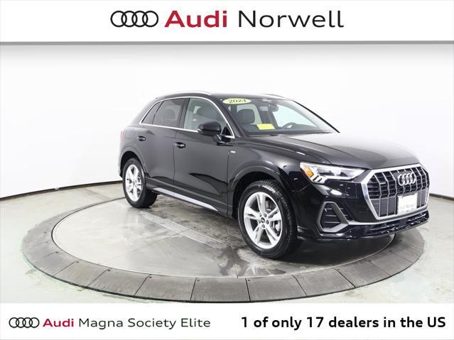 used 2024 Audi Q3 car, priced at $37,990