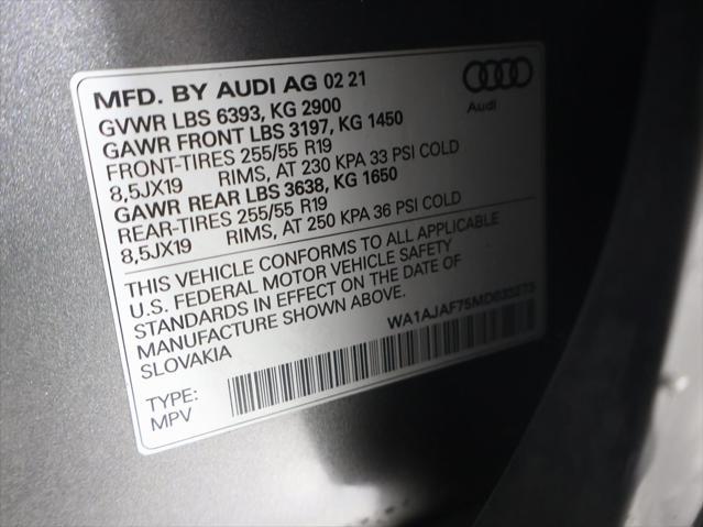 used 2021 Audi Q7 car, priced at $34,990