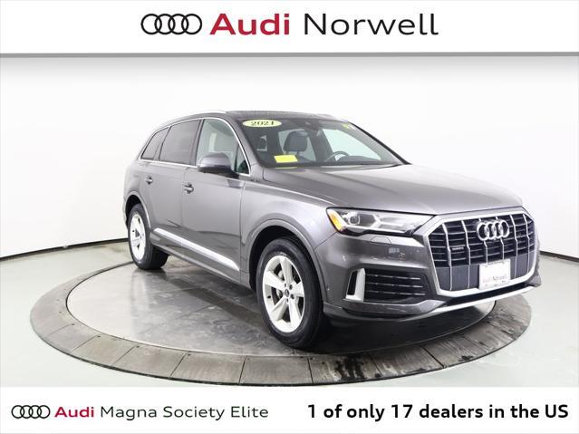 used 2021 Audi Q7 car, priced at $34,990