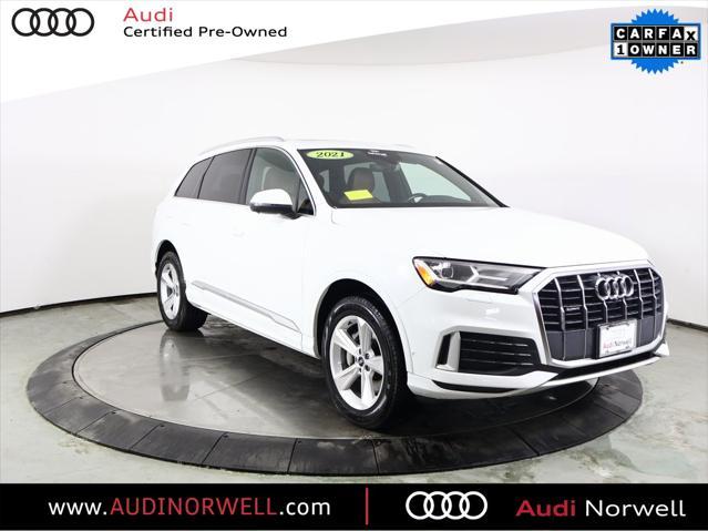 used 2021 Audi Q7 car, priced at $32,990