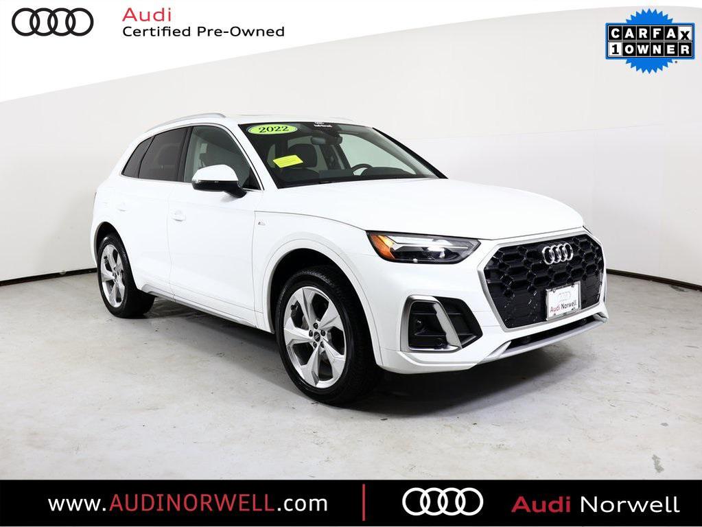 used 2022 Audi Q5 car, priced at $35,490