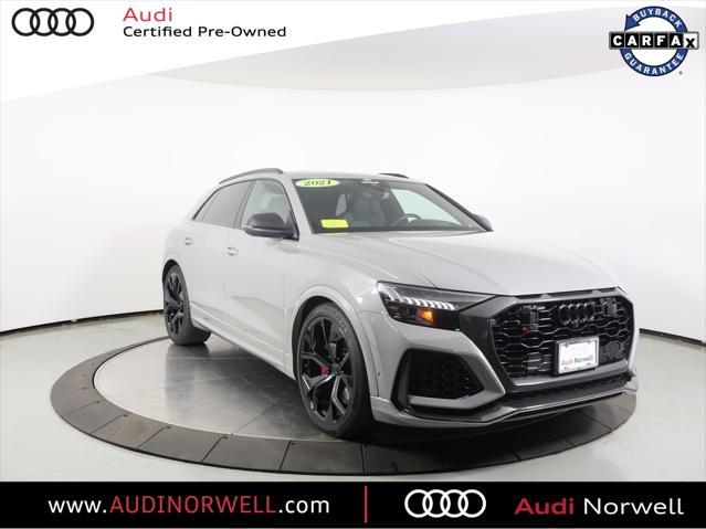 used 2021 Audi RS Q8 car, priced at $96,875