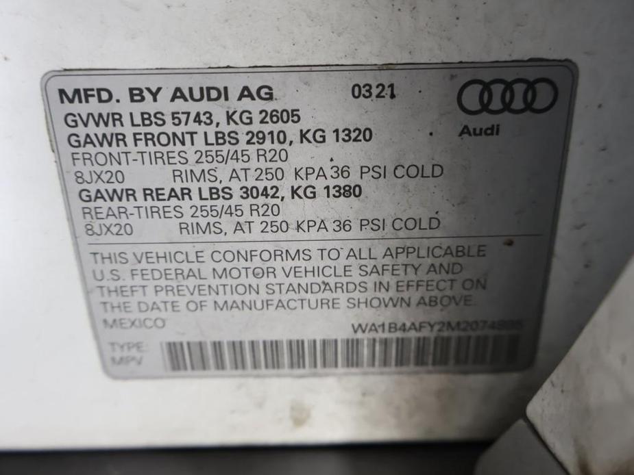 used 2021 Audi SQ5 car, priced at $31,000