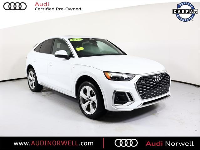used 2021 Audi Q5 car, priced at $29,990