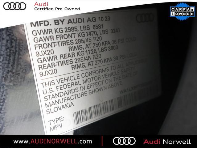 used 2024 Audi Q7 car, priced at $54,900