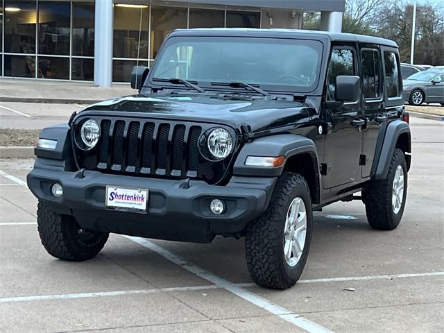 used 2021 Jeep Wrangler Unlimited car, priced at $24,097