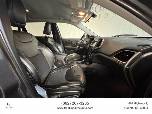 used 2019 Jeep Cherokee car, priced at $18,298