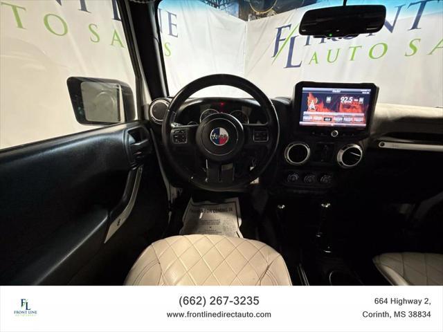 used 2015 Jeep Wrangler Unlimited car, priced at $21,398