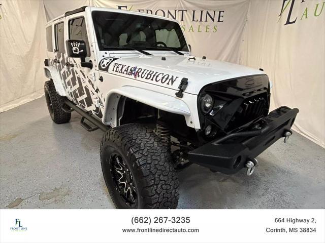 used 2015 Jeep Wrangler Unlimited car, priced at $21,398