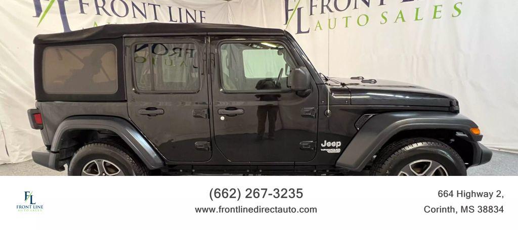 used 2018 Jeep Wrangler Unlimited car, priced at $17,398