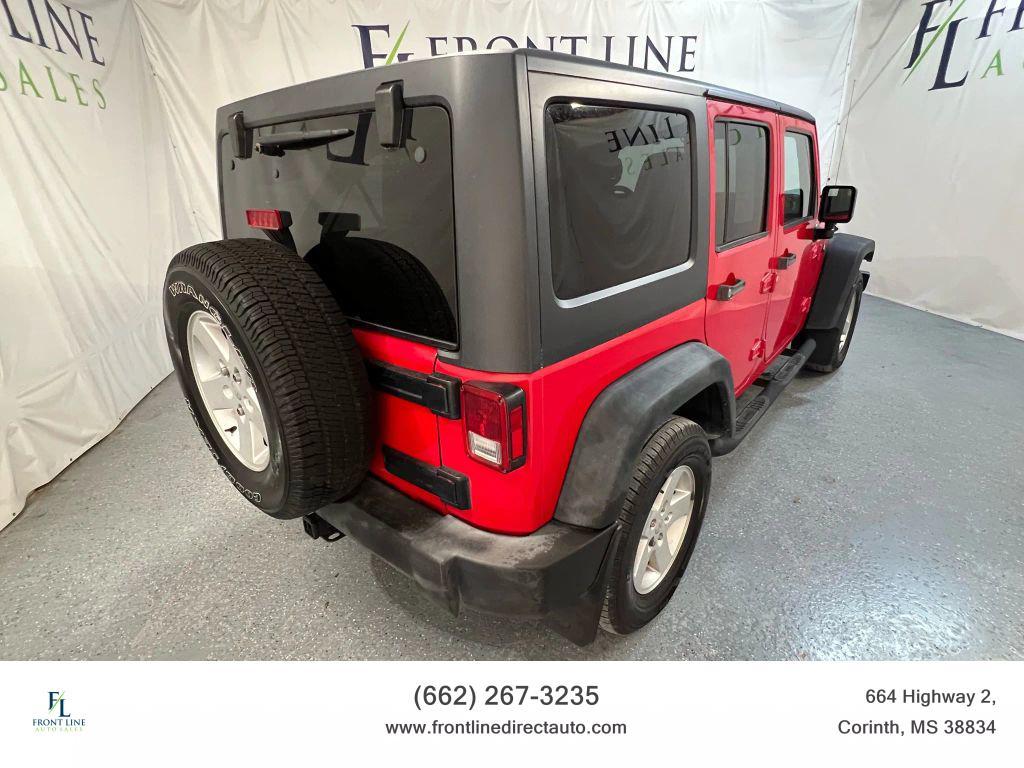 used 2015 Jeep Wrangler Unlimited car, priced at $17,298
