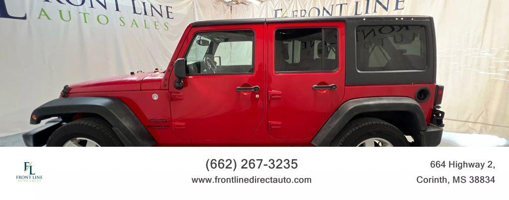 used 2015 Jeep Wrangler Unlimited car, priced at $17,298