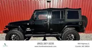 used 2013 Jeep Wrangler Unlimited car, priced at $16,798