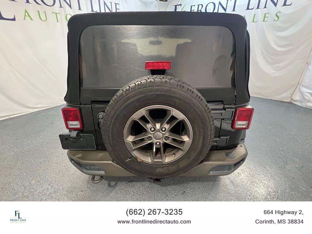 used 2016 Jeep Wrangler car, priced at $17,998