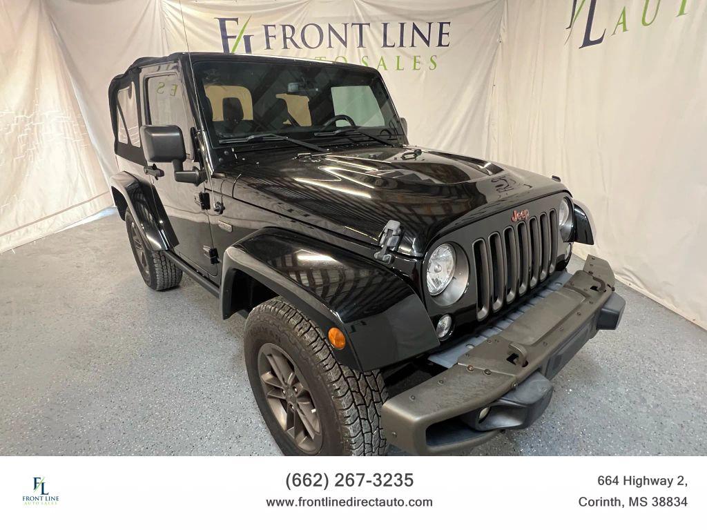 used 2016 Jeep Wrangler car, priced at $17,998