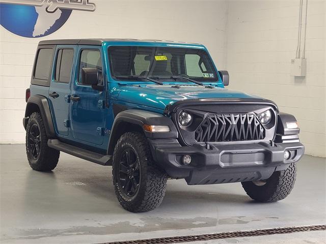 used 2020 Jeep Wrangler Unlimited car, priced at $24,943