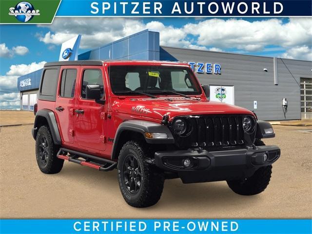 used 2023 Jeep Wrangler car, priced at $40,139