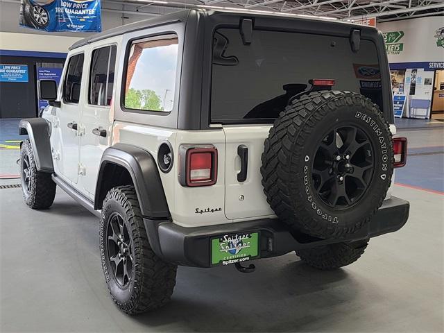 used 2021 Jeep Wrangler Unlimited car, priced at $29,789
