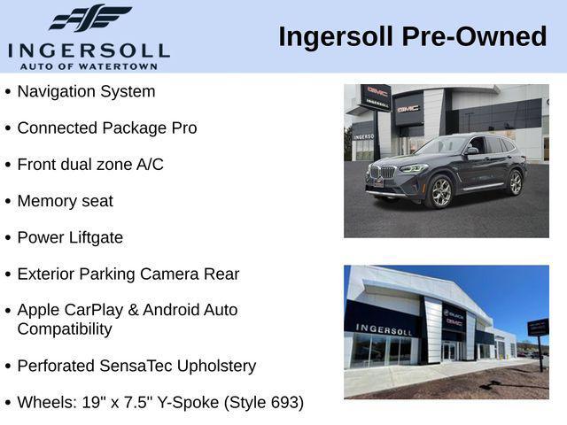used 2023 BMW X3 car, priced at $30,271