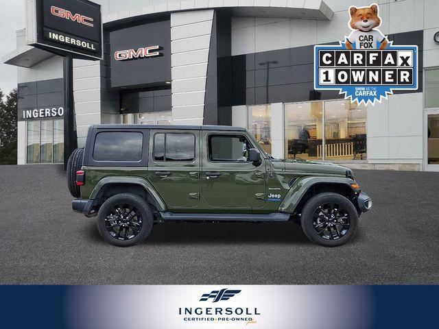 used 2022 Jeep Wrangler Unlimited 4xe car, priced at $29,873