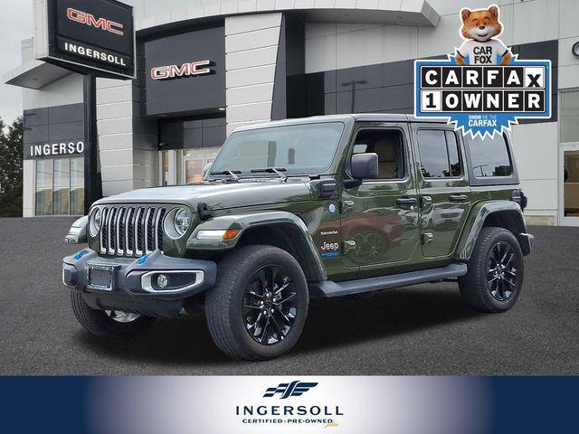 used 2022 Jeep Wrangler Unlimited 4xe car, priced at $29,873