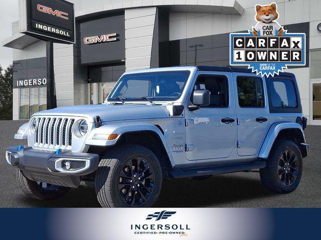 used 2022 Jeep Wrangler Unlimited 4xe car, priced at $28,995