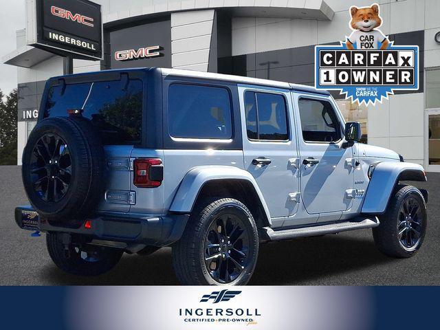 used 2022 Jeep Wrangler Unlimited 4xe car, priced at $28,995