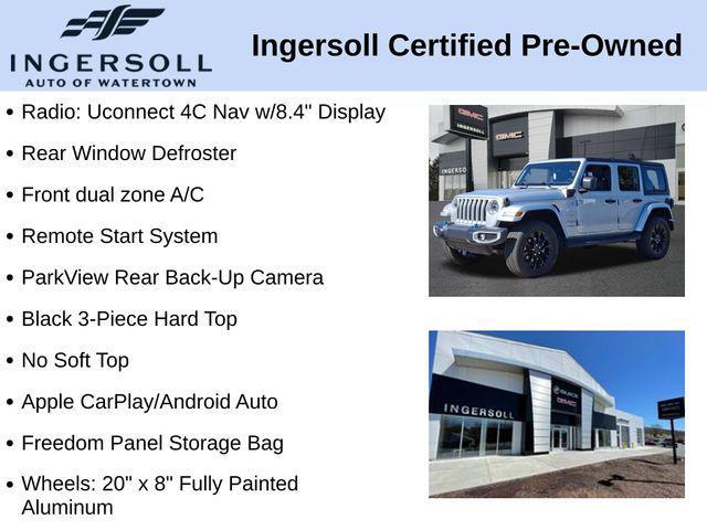used 2022 Jeep Wrangler Unlimited 4xe car, priced at $28,995